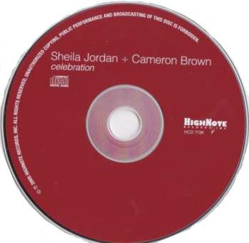 CD Sheila Jordan: Celebration