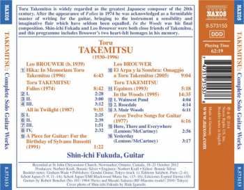 CD Shin-Ichi Fukuda: Takemitsu: Complete Original Solo Guitar Works