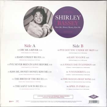 LP Shirley Bassey: Kiss Me, Honey Honey, Kiss Me