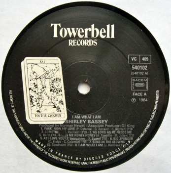 LP Shirley Bassey: I Am What I Am