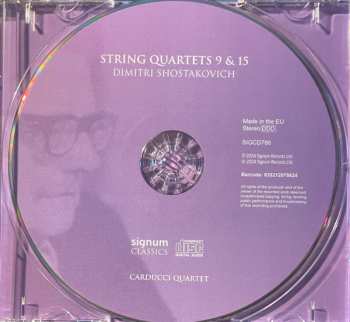 CD Dmitri Shostakovich: String Quartets 9 & 15