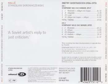 2CD Dmitri Shostakovich: Symphony No. 5 In D Minor; Symphony No. 10 In E Minor