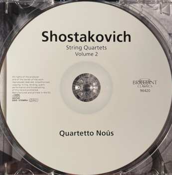 CD Dmitri Shostakovich: String Quartets Volume 2