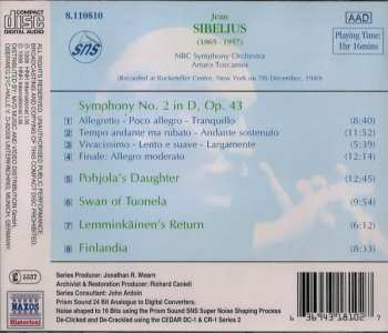 CD Jean Sibelius: Symphony No. 2 • Swan Of Tuonela • Finlandia