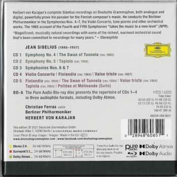 5CD/Coffret/Blu-ray Herbert von Karajan: Karajan Sibelius: Complete Recordings On Deutsche Grammophon