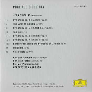5CD/Coffret/Blu-ray Herbert von Karajan: Karajan Sibelius: Complete Recordings On Deutsche Grammophon