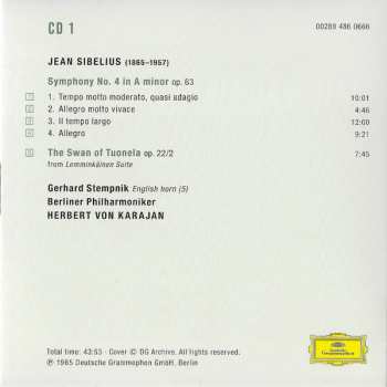 5CD/Coffret/Blu-ray Herbert von Karajan: Karajan Sibelius: Complete Recordings On Deutsche Grammophon