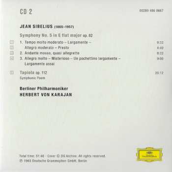 5CD/Coffret/Blu-ray Herbert von Karajan: Karajan Sibelius: Complete Recordings On Deutsche Grammophon