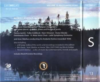 4CD/DVD/Coffret Jean Sibelius: Miscellaneous Works