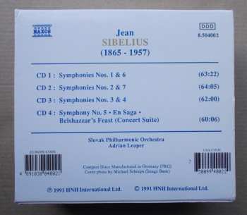 4CD/Coffret Jean Sibelius: Symphonies Nos. 1 - 7 / En Saga • Belshazzar's Feast
