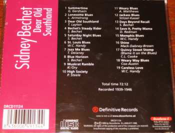 CD Sidney Bechet: Dear Old Southland