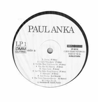 2LP Paul Anka: Signature Collection - Classic Hits