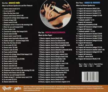 3CD Silvano Spadaccino: Amarsi Male • Brucia, Ragazzo, Brucia • I Ragazzi Del Massacro (Original Motion Picture Soundtracks From Fernando Di Leo’s Trilogy) LTD