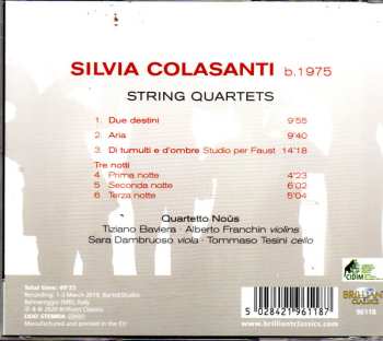 CD Quartetto Nous: String Quartets