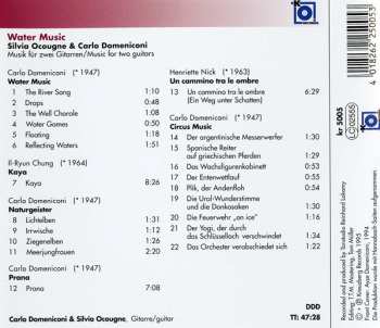 CD Carlo Domeniconi: Water Music (Music For Two Guitars)