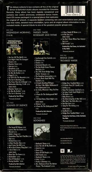 5CD/Coffret Simon & Garfunkel: The Columbia Studio Recordings 1964-1970 LTD