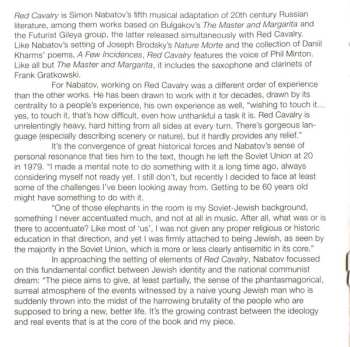 CD Simon Nabatov: Readings - Red Cavalry