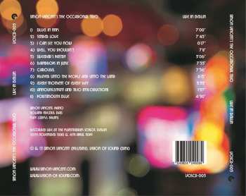 CD Simon Vincent's The Occasional Trio: Live In Berlin