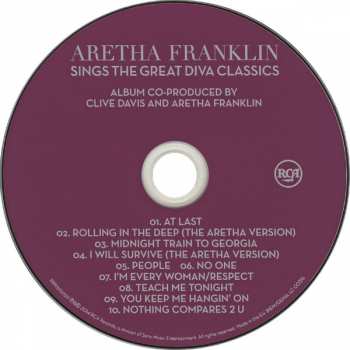 CD Aretha Franklin: Sings The Great Diva Classics