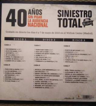 3LP/Coffret Siniestro Total: 40 Años Sin Pisar La Audiencia Nacional