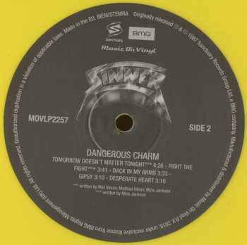 LP Sinner: Dangerous Charm LTD | NUM | CLR