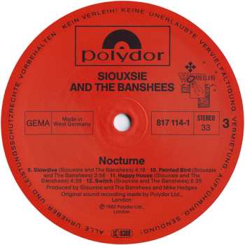 2LP Siouxsie & The Banshees: Nocturne
