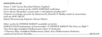 CD Sir Adrian Boult:  Boult Conducts: Butterworth, Howells, Hadley, Warlock