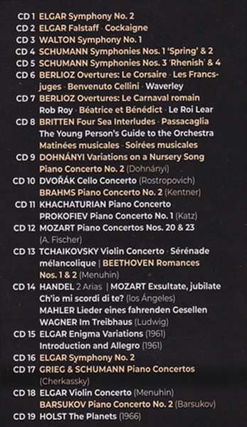 79CD/Coffret Sir Adrian Boult: The Stereo Recordings 1956-1978 - The Warner Classics Edition