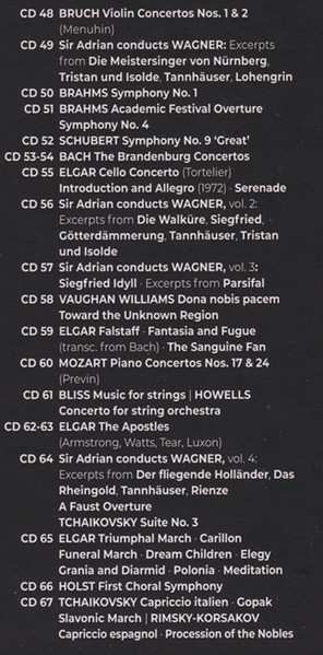 79CD/Coffret Sir Adrian Boult: The Stereo Recordings 1956-1978 - The Warner Classics Edition