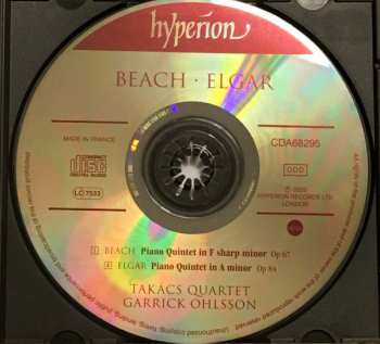 CD Sir Edward Elgar: Elgar & Beach Piano Quintets