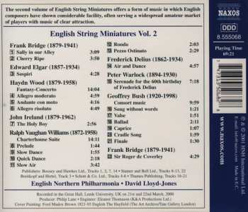CD Sir Edward Elgar: English String Miniatures Volume 2