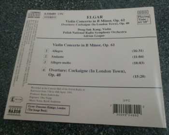 CD Sir Edward Elgar: Violin Concerto in B Minor, Op. 61 / Overture: Cockaigne (In London Town), Op.40