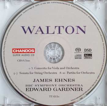 SACD Sir William Walton: Viola Concerto / Partita For Orchestra / Sonata For String Orchestra