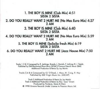 CD 2 AM: The Boy Is Mine / Do You Really Want To Hurt Me