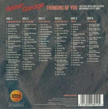 6CD/Coffret Sister Sledge: Thinking Of You (The Atco/Cotillon/Atlantic Recordings 1973-1985)