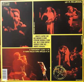 SP Skiantos: Permanent Flebo / Sono Rozzo Sono Grezzo (Live In Gorizia 8/12/1978)