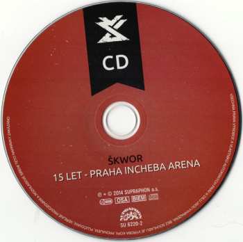 CD/DVD Škwor: 15 Let - Praha Incheba Arena
