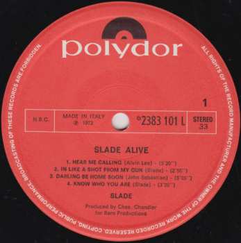 LP Slade: Slade Alive!