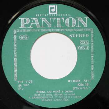 SP Slávek Janoušek: Řekni, Co Vidíš Z Okna