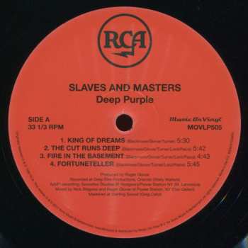 LP Deep Purple: Slaves And Masters