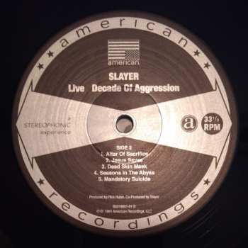 2LP Slayer: Decade Of Aggression Live