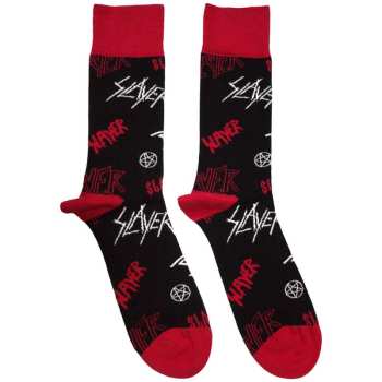 Merch Slayer: Chaussettes à la cheville Logo Slayers Pattern
