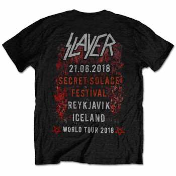 Marchandises Slayer: Tričko Eagle Grave 21/06/18 Iceland Event  S