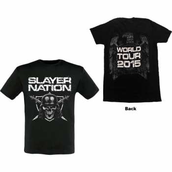 Marchandises Slayer: Tričko Nation 2015 Dates  S