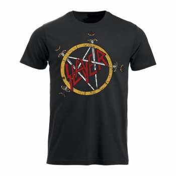 Merch Slayer: T-shirt Pentagram Distressed