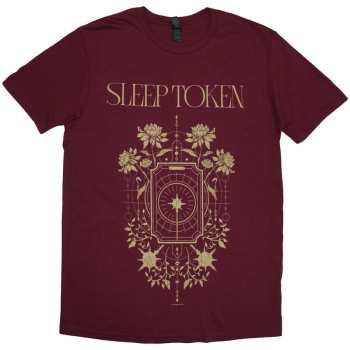 Marchandises Sleep Token: Sleep Token Unisex T-shirt: Caramel (maroon Red) (small) S