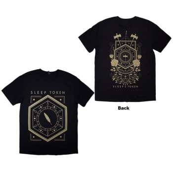 Marchandises Sleep Token: Sleep Token Unisex T-shirt: Emergence Feathered Host (black) (back Print) (small) S