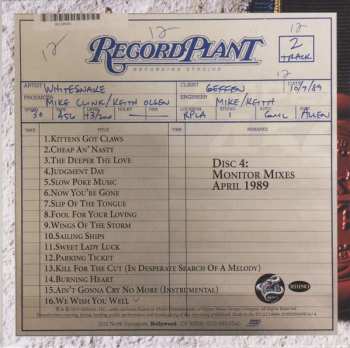 6CD/DVD/Coffret Whitesnake: Slip Of The Tongue (30th Anniversary Remaster MMXIX) DLX