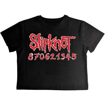 Merch Slipknot: Femmes Crop Top Don't Ever Judge Me