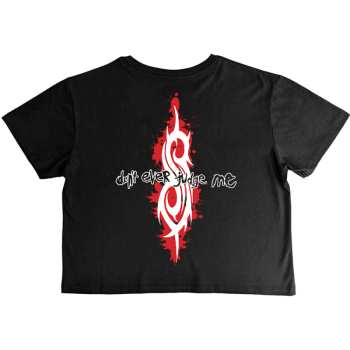Marchandises Slipknot: Slipknot Ladies Crop Top: Don't Ever Judge Me (back Print) (small) S